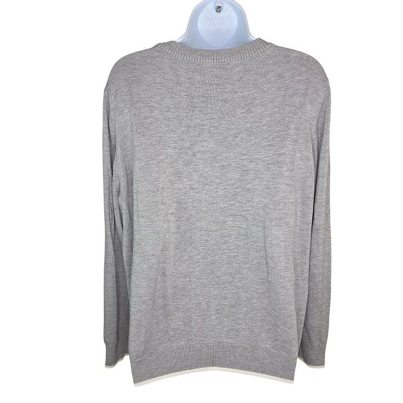 Rachel Zoe Good Vibes Gray Sweater Size XL - Picture 2 of 6
